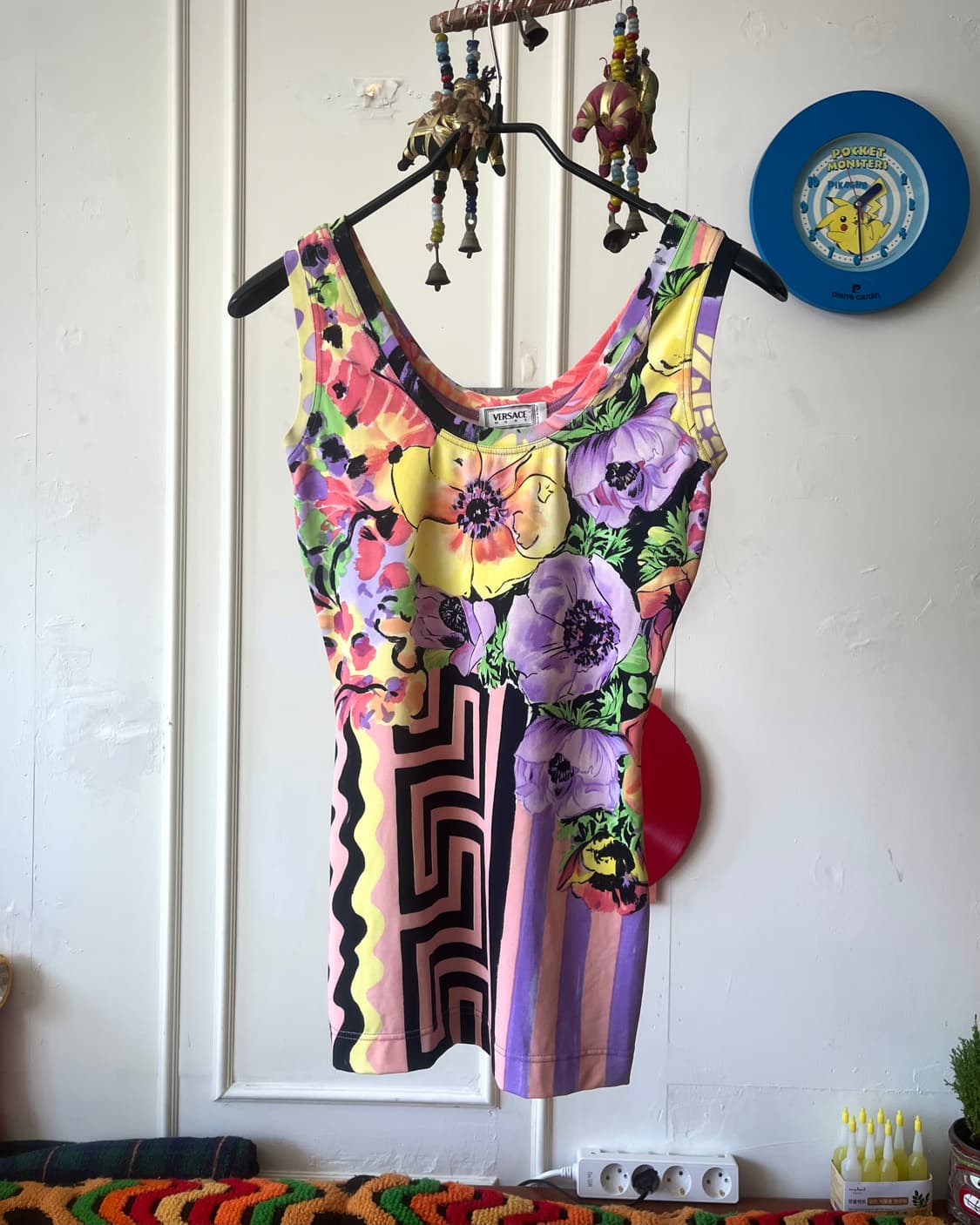 1990s VERSACE Floral Sleeveless Top 상품이미지4
