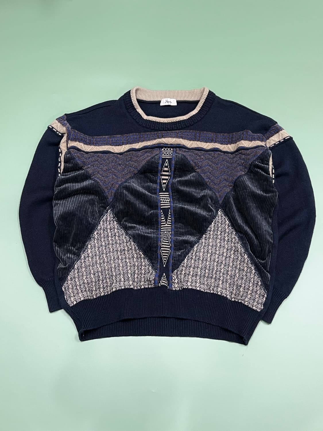 (F) Moare 빈티지 아메카지 케이블 울 니트 상품이미지2