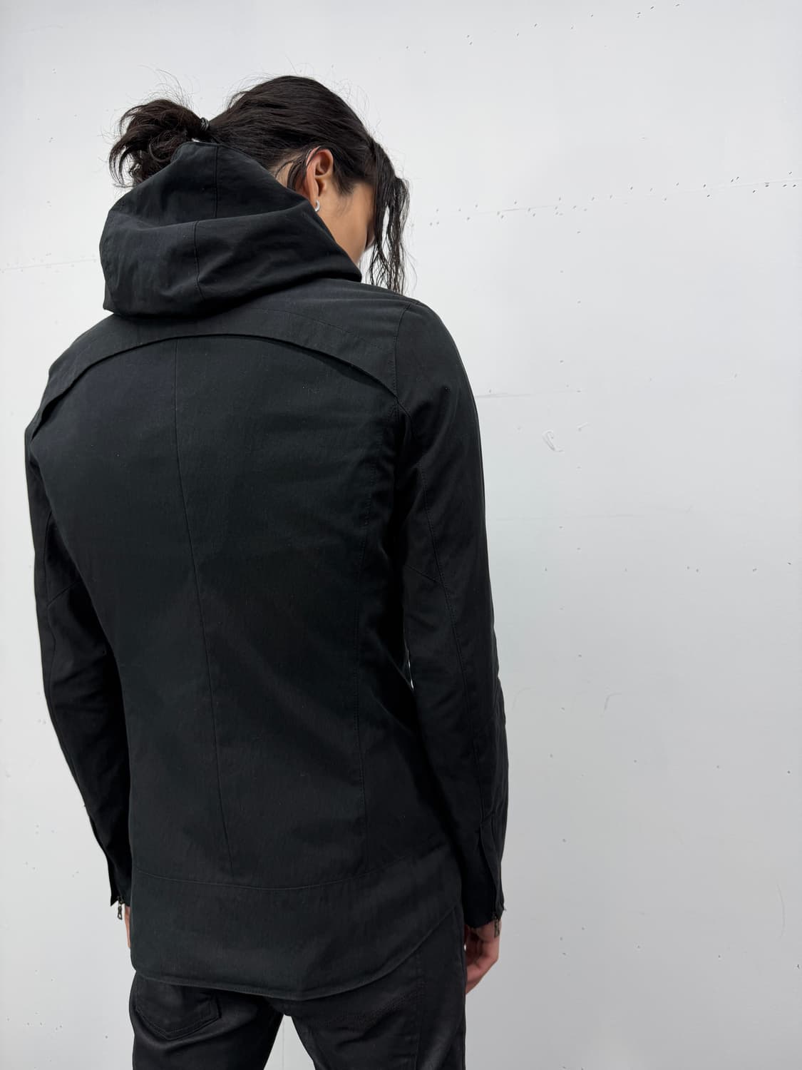 WJK high neck diagonal zip jacket 상품이미지7