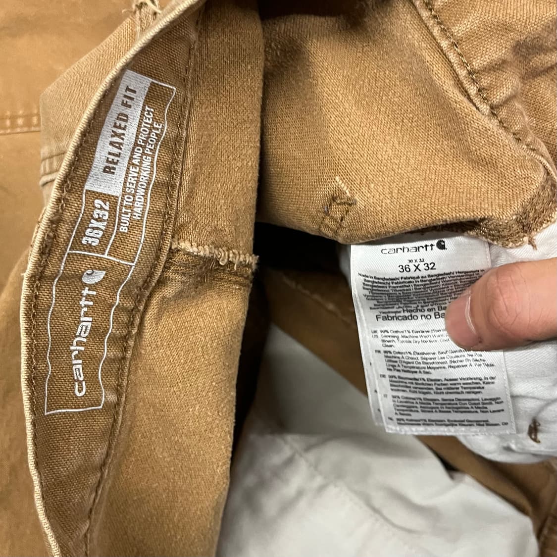 Carhartt 더블니 워크 팬츠 (34“) 상품이미지7