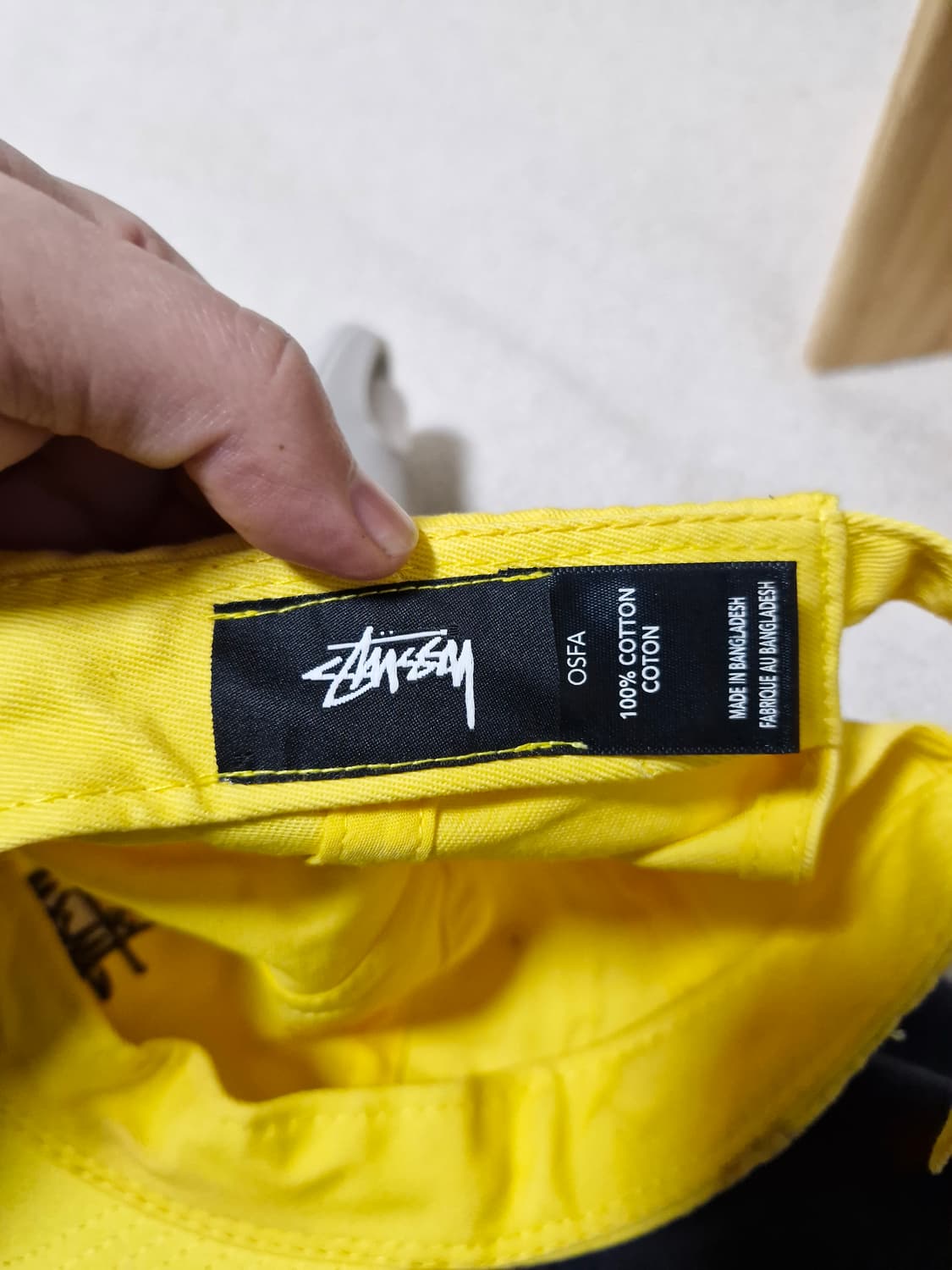 스투시 볼캡 병아리 샛노란색 볼캡 상품이미지5