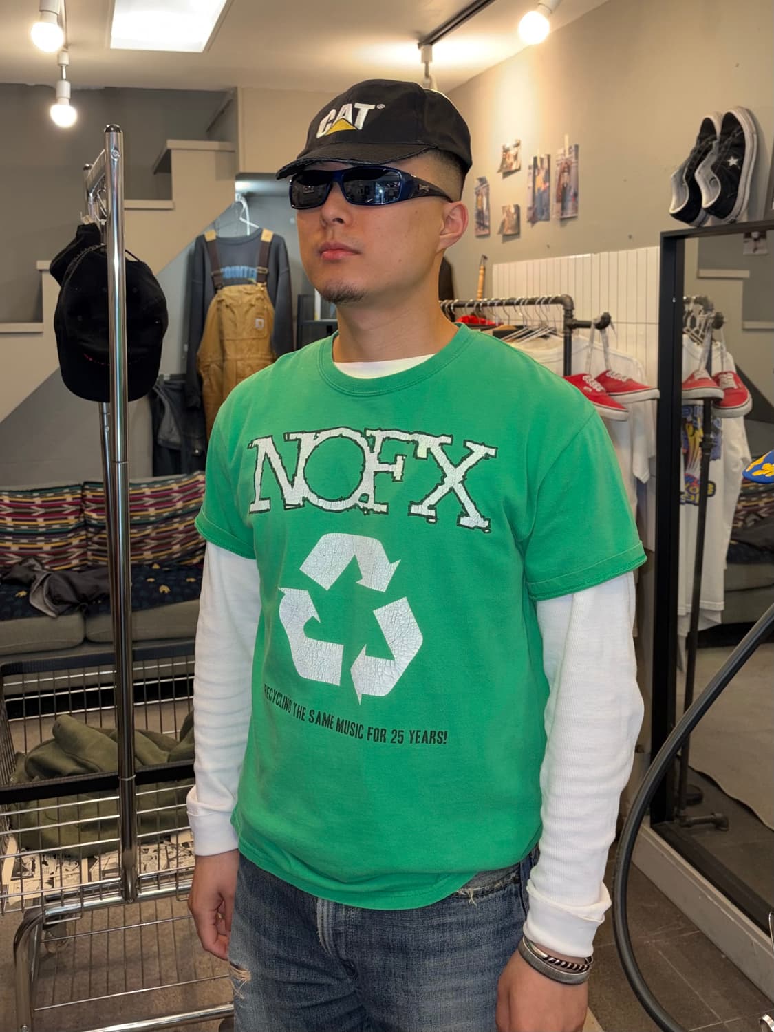 00‘s NOFX 25years recycling music print  상품이미지3