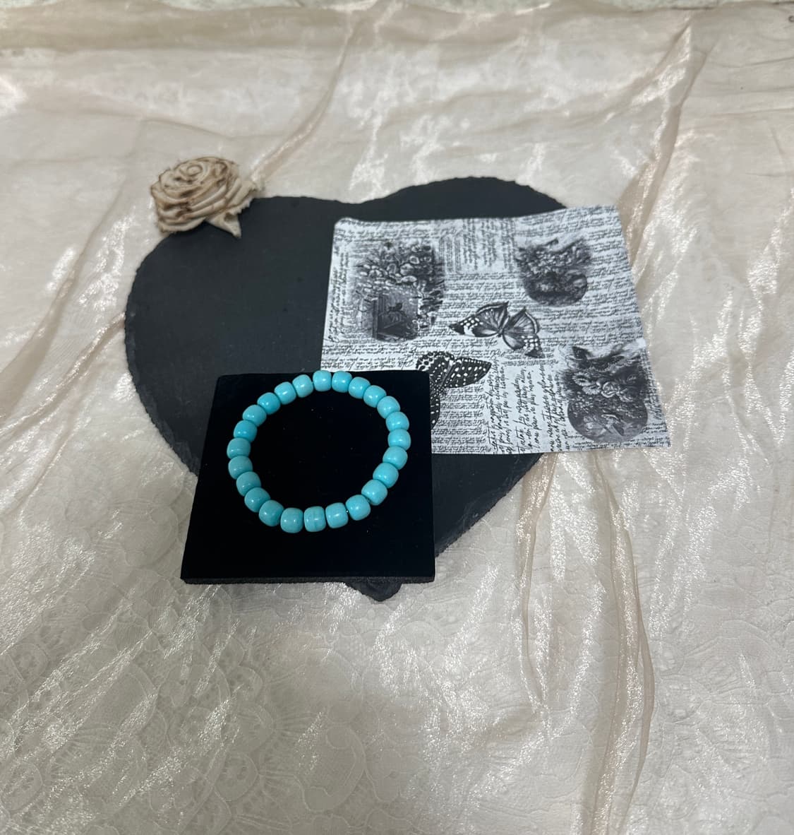 빈티지  터키석 밴딩 팔찌 상품이미지1