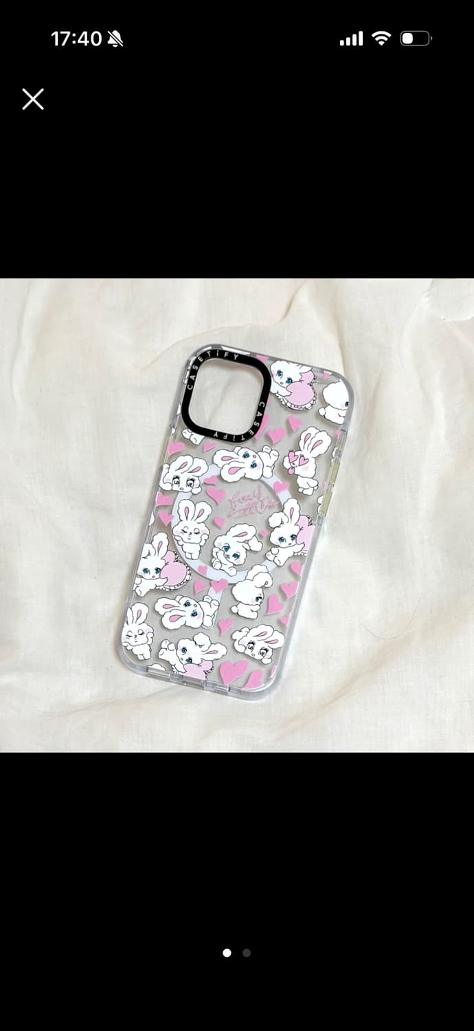 아이폰 12프로 케이스티파이 스윗하트믹스 버니 토끼 상품이미지1