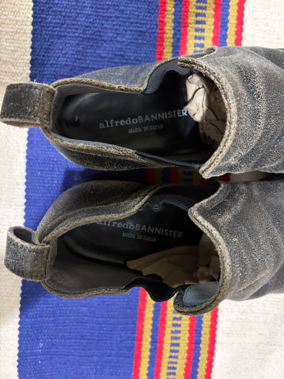 알프레도 바니스터 크랙 드레이프 사이드고어 부츠 상품이미지5