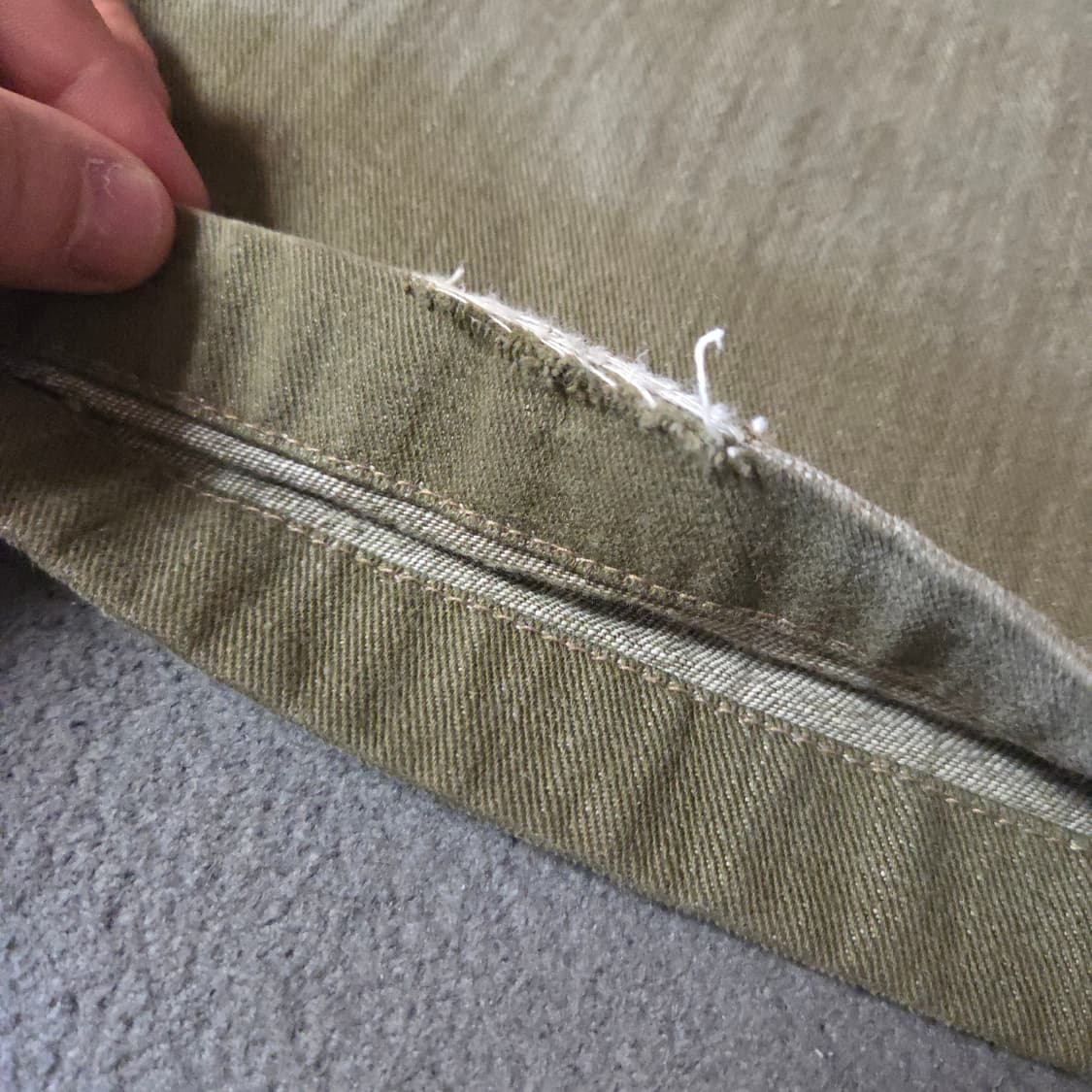 모드나인 인터스텔라 루트 410 셀비지 데님 팬츠 33 상품이미지5