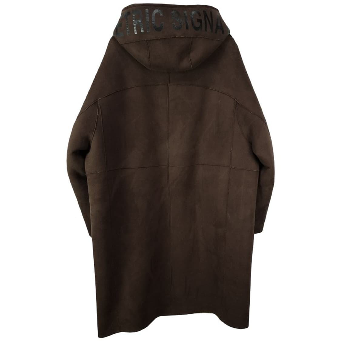 [라이프워크] 리버시블 양면 오버핏 후드 무스탕 코트 브라운 M18544 상품이미지4