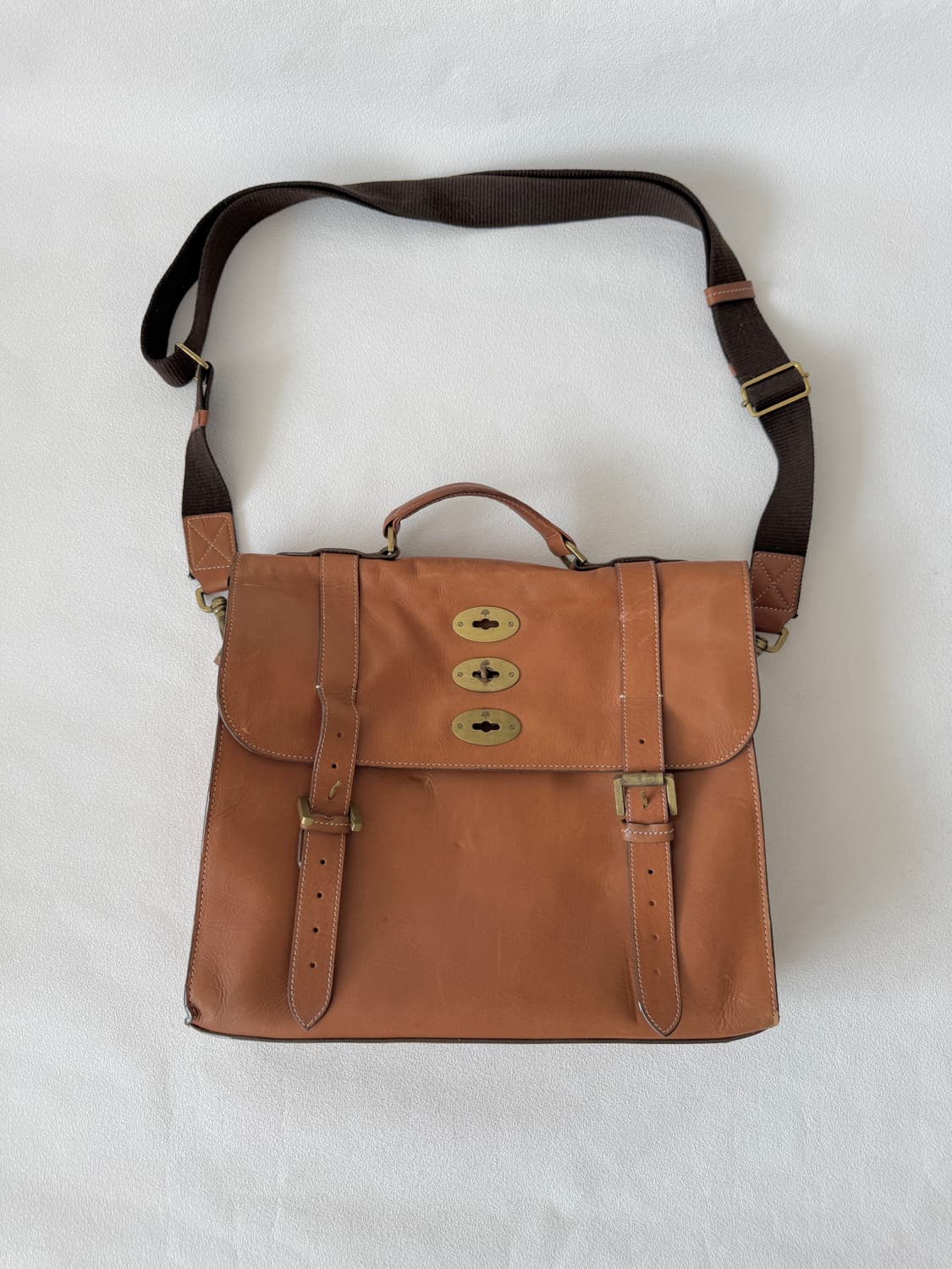 멀버리(Mulberry) 레더 사첼 브리케이스백(ENGLAND) 상품이미지1