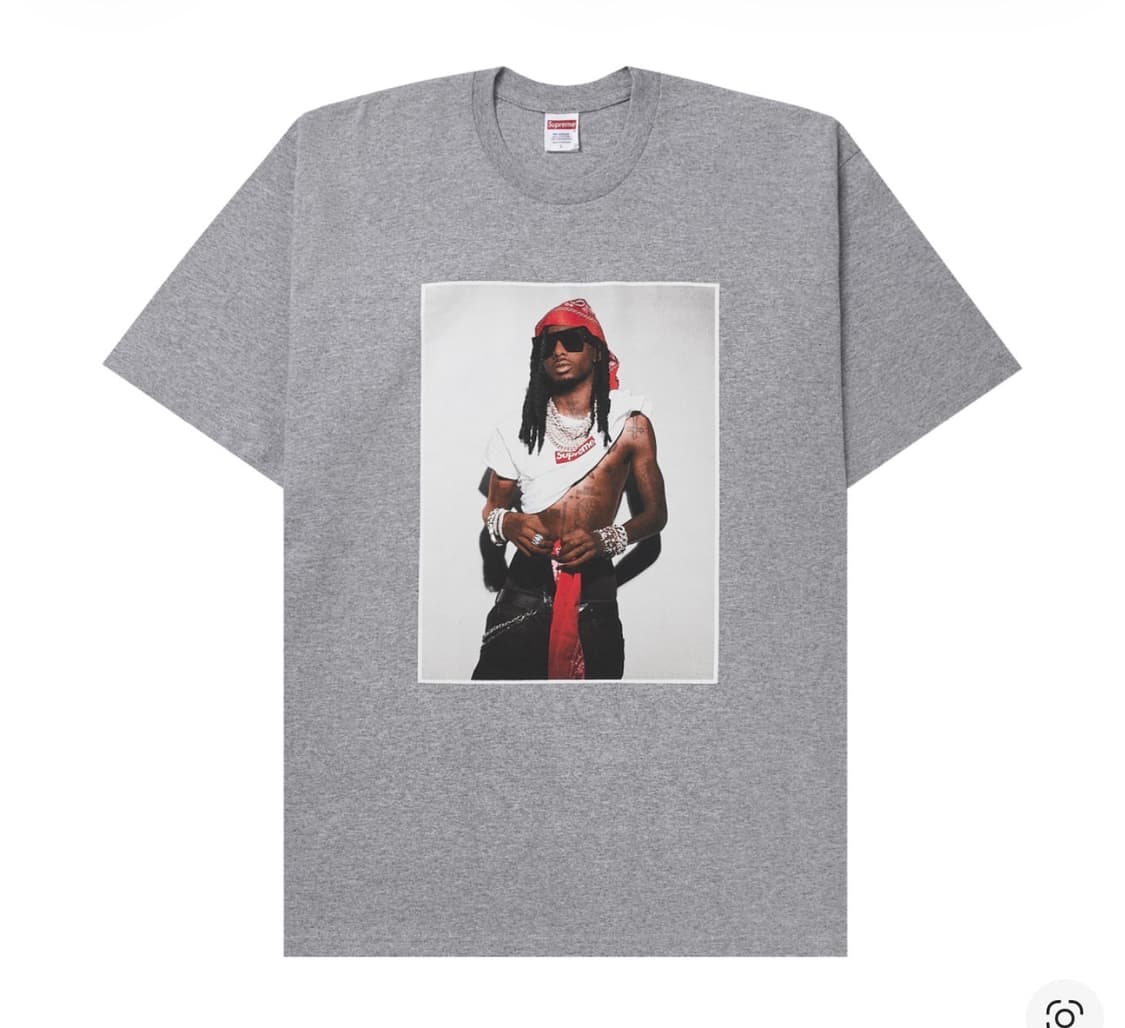 [L] 슈프림 카티 티셔츠 그레이 상품이미지1