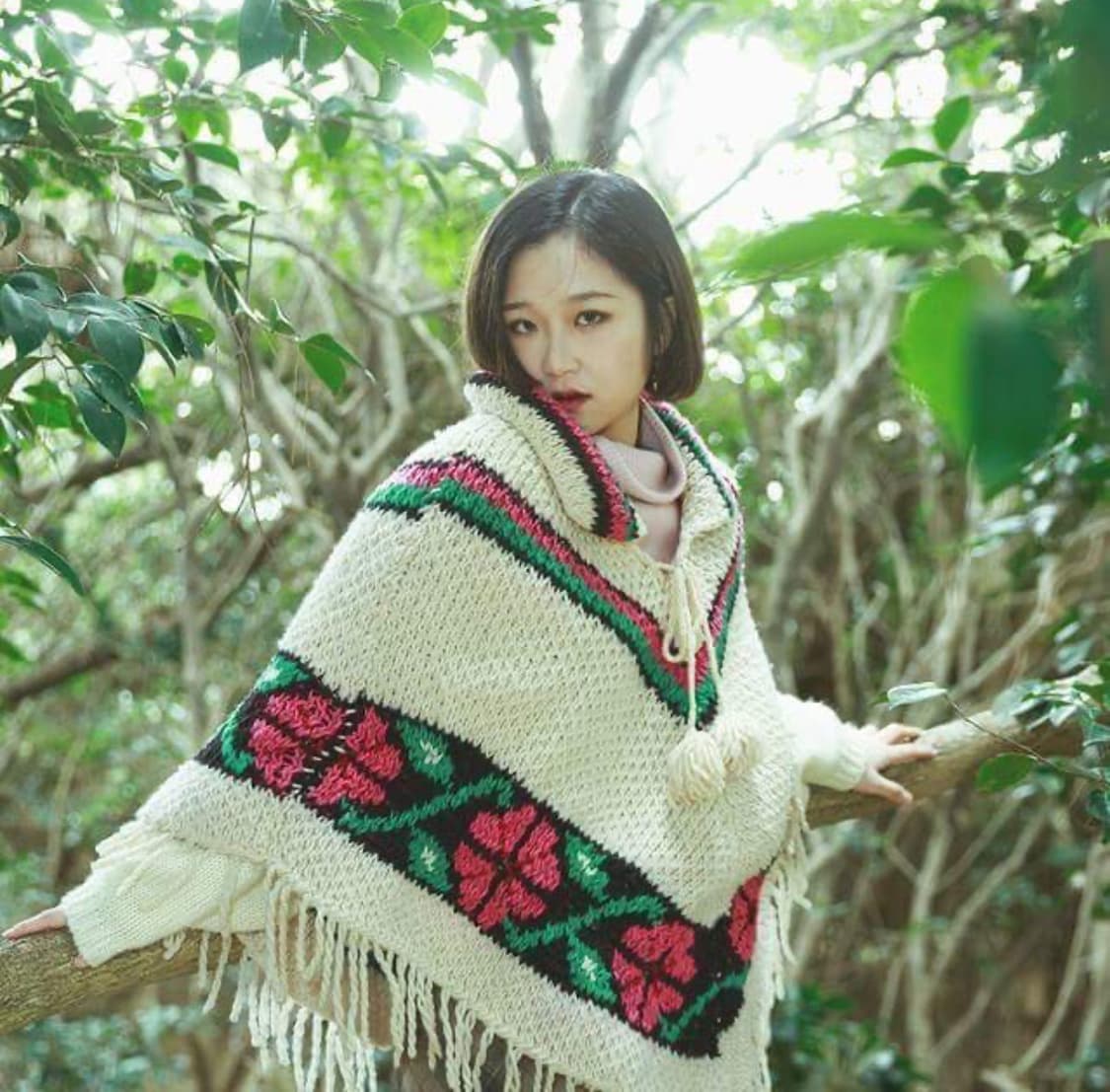 모리걸st 일본 빈티지 케이프 니트 코트🔥 상품이미지2