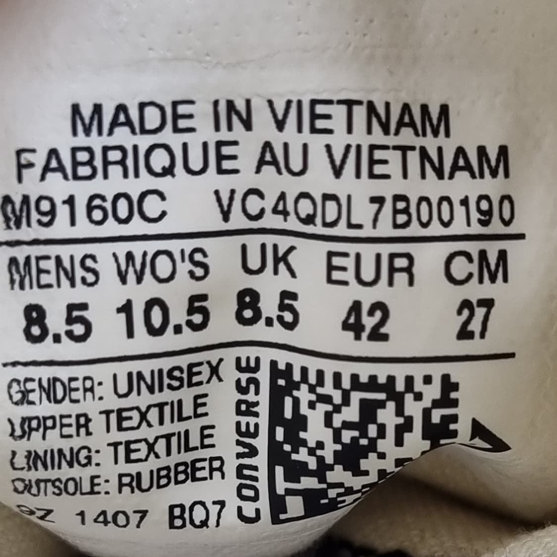 컨버스 척테일러 블랙 남성하이탑270 상품이미지6