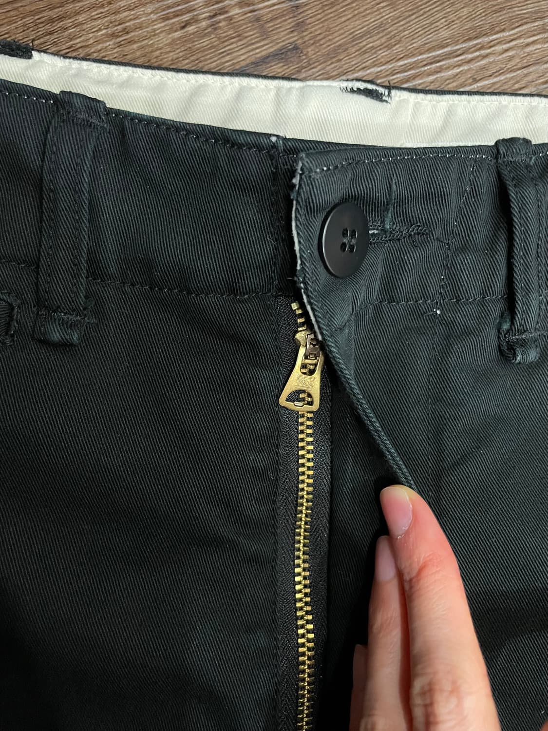 카키스 khakis 블랙 치노 팬츠 상품이미지3