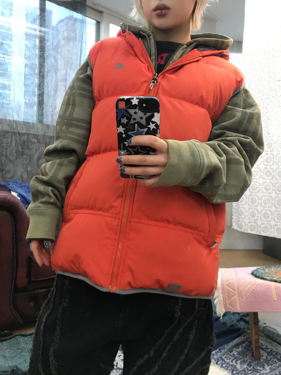 아디다스 덕다운 후드 패딩조끼  상품이미지1