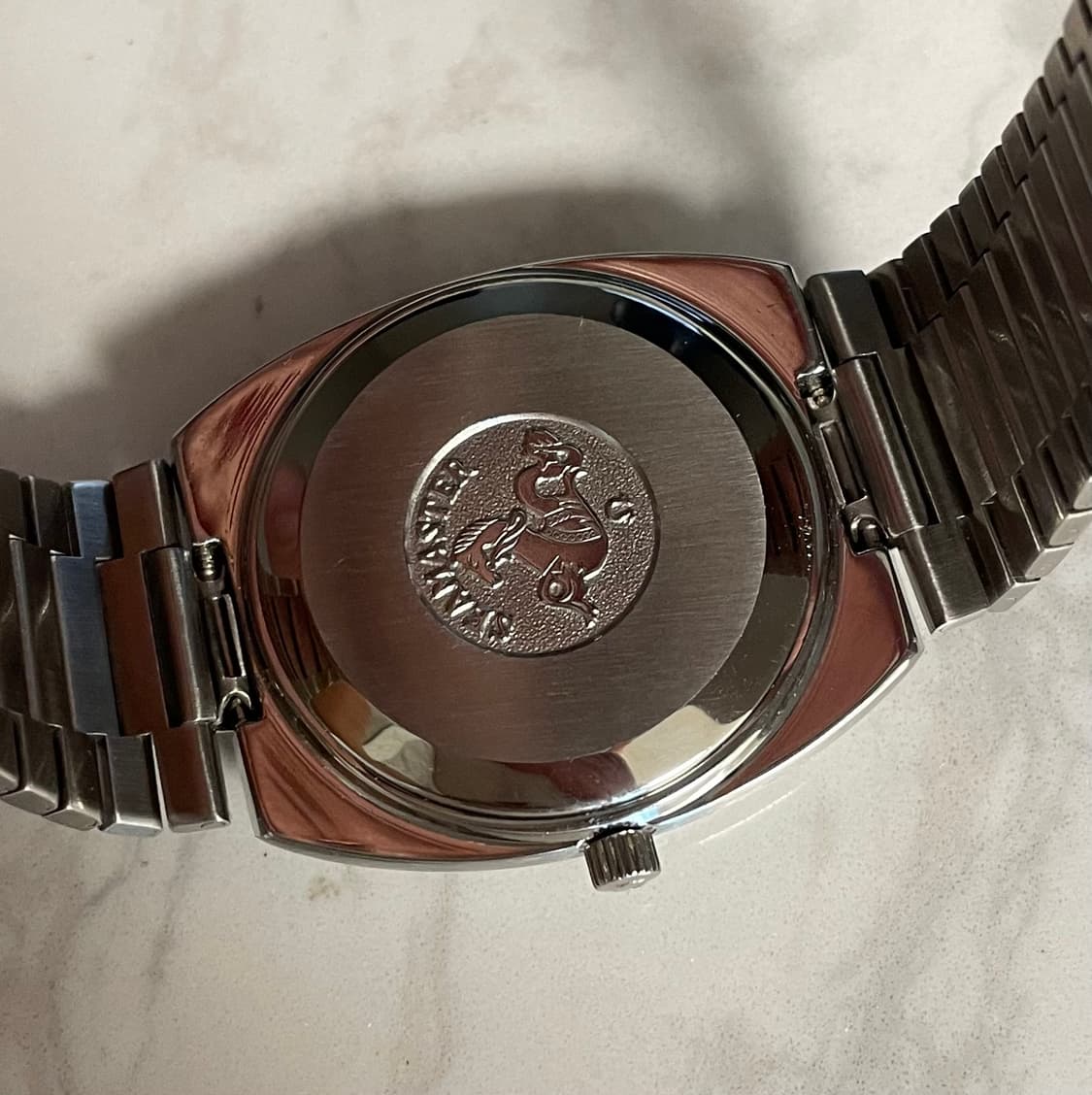 오메가 씨마스터 테레비 올리브그린 데이데이트 오토매틱 빈티지 시계 상품이미지3