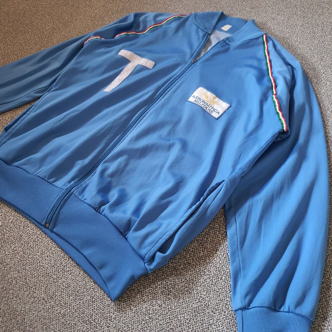 90s 이탈리아 공군 트렉탑 져지 no.76 상품이미지2