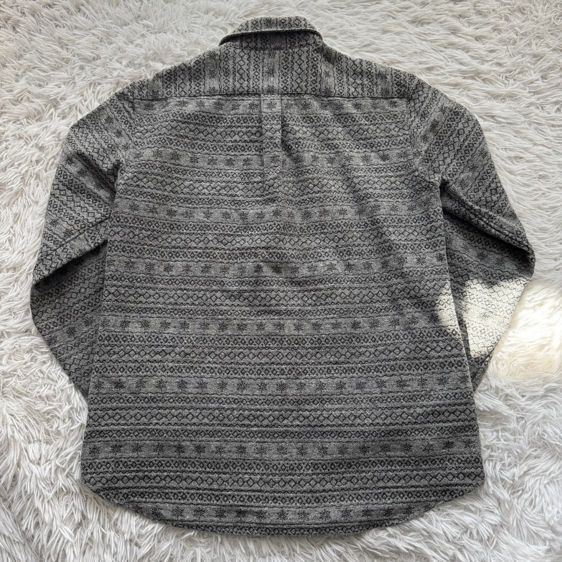 BEAMS 일본빈티지 벨벳 셔츠 빔즈 빈티지셔츠 빔즈셔츠 m 95 상품이미지3