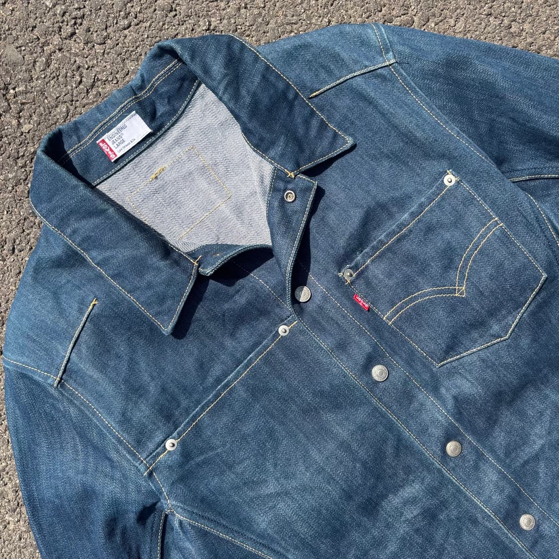 00년대 일본 리바이스 엔지니어드 데님 자켓 상품이미지4