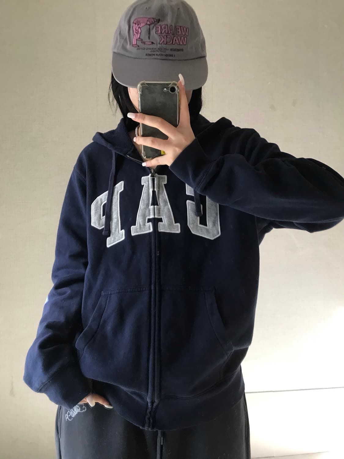 갭 네이비 후드집업 상품이미지6