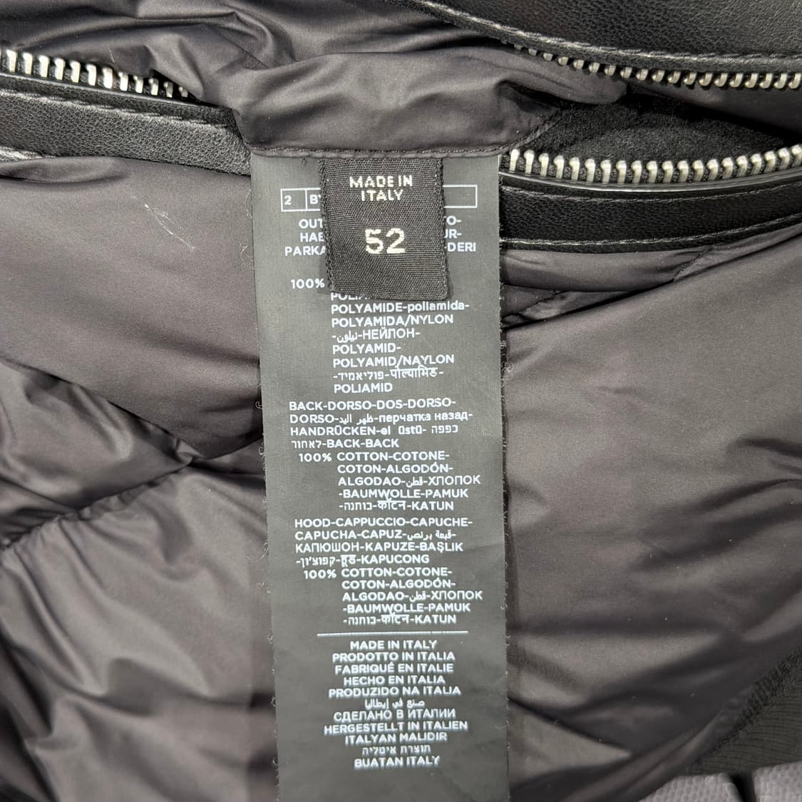 (S+/52) / 톰포드 레더트리밍 블랙 후드 조끼 패딩 상품이미지6