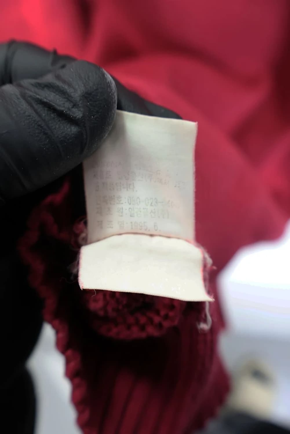 90's 폴로랄프로렌 버건디 니트 상품이미지7