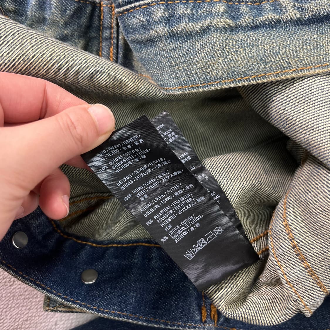 100 발렌시아가 2018 데님 자수 청자켓 상품이미지8