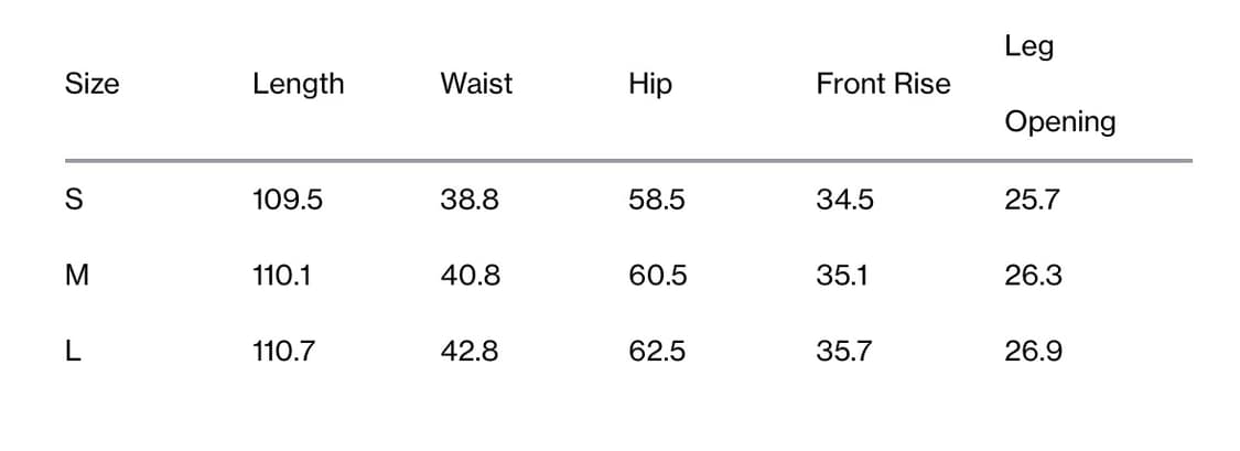 렉토 25ss 하이웨스트 코튼 팬츠 m size 상품이미지2