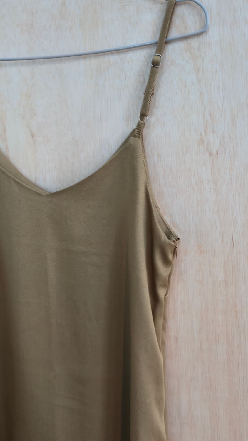 슬리브리스 원피스 베이지  상품이미지5