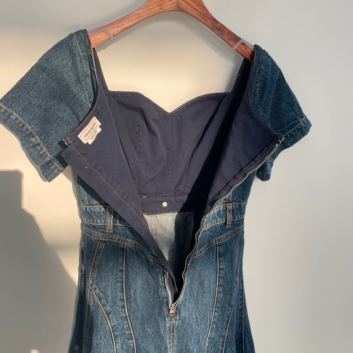 알렉산더 맥퀸 비대칭 데님 드레스 상품이미지7