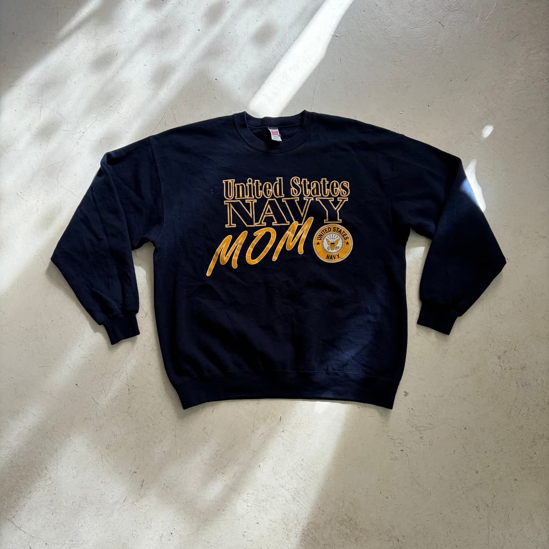 90s US NAVY USA OG 빈티지 스웻셔츠 XL 상품이미지1