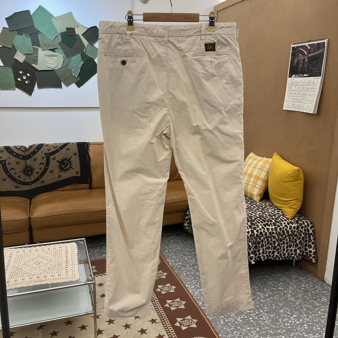 씨피컴퍼니 빈티지 크림아이보리 코튼팬츠 면바지 86 C09922 상품이미지4