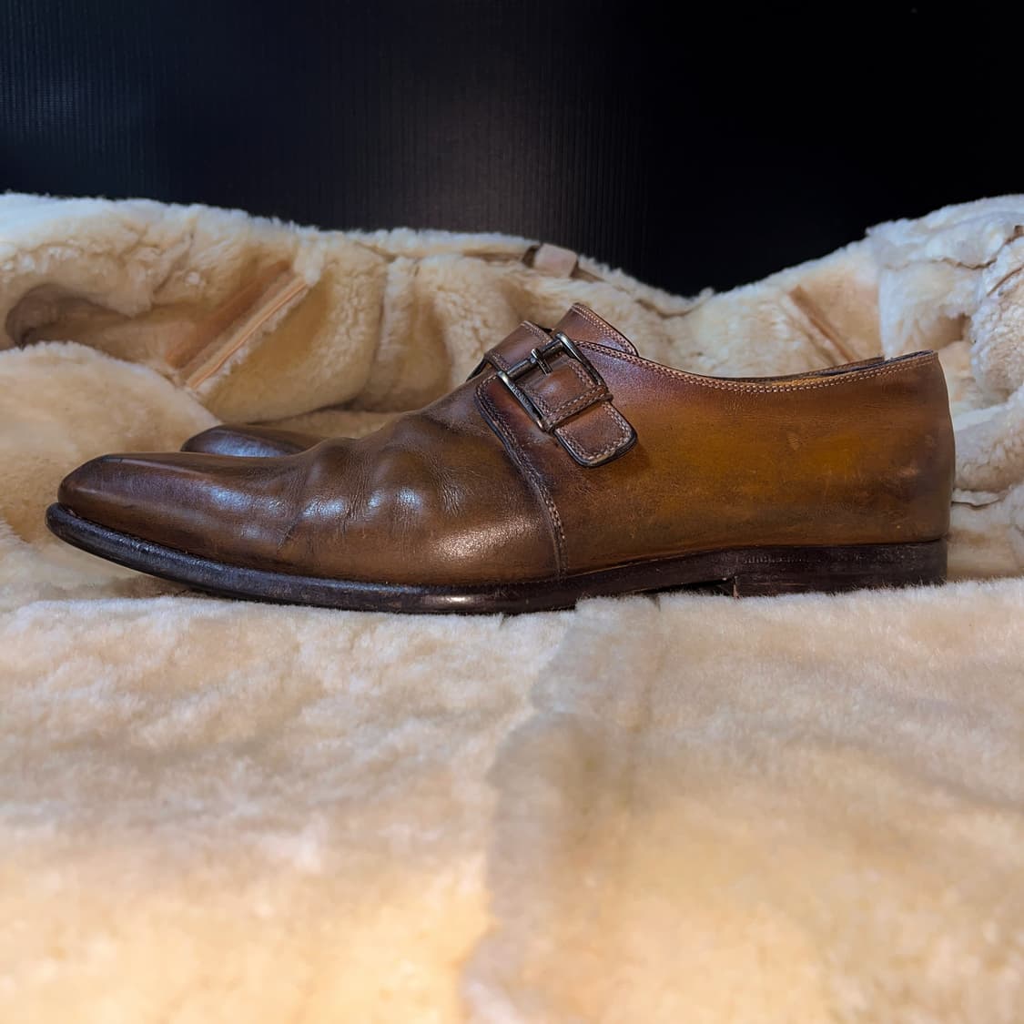 a.testoni Made in Italy 몽크 스트랩 상품이미지3