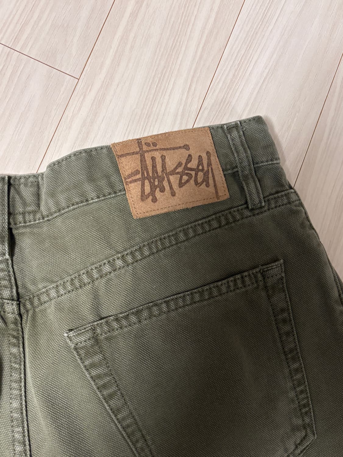 [30] 스투시 빅올진 워시드 캔버스 올리브 상품이미지7