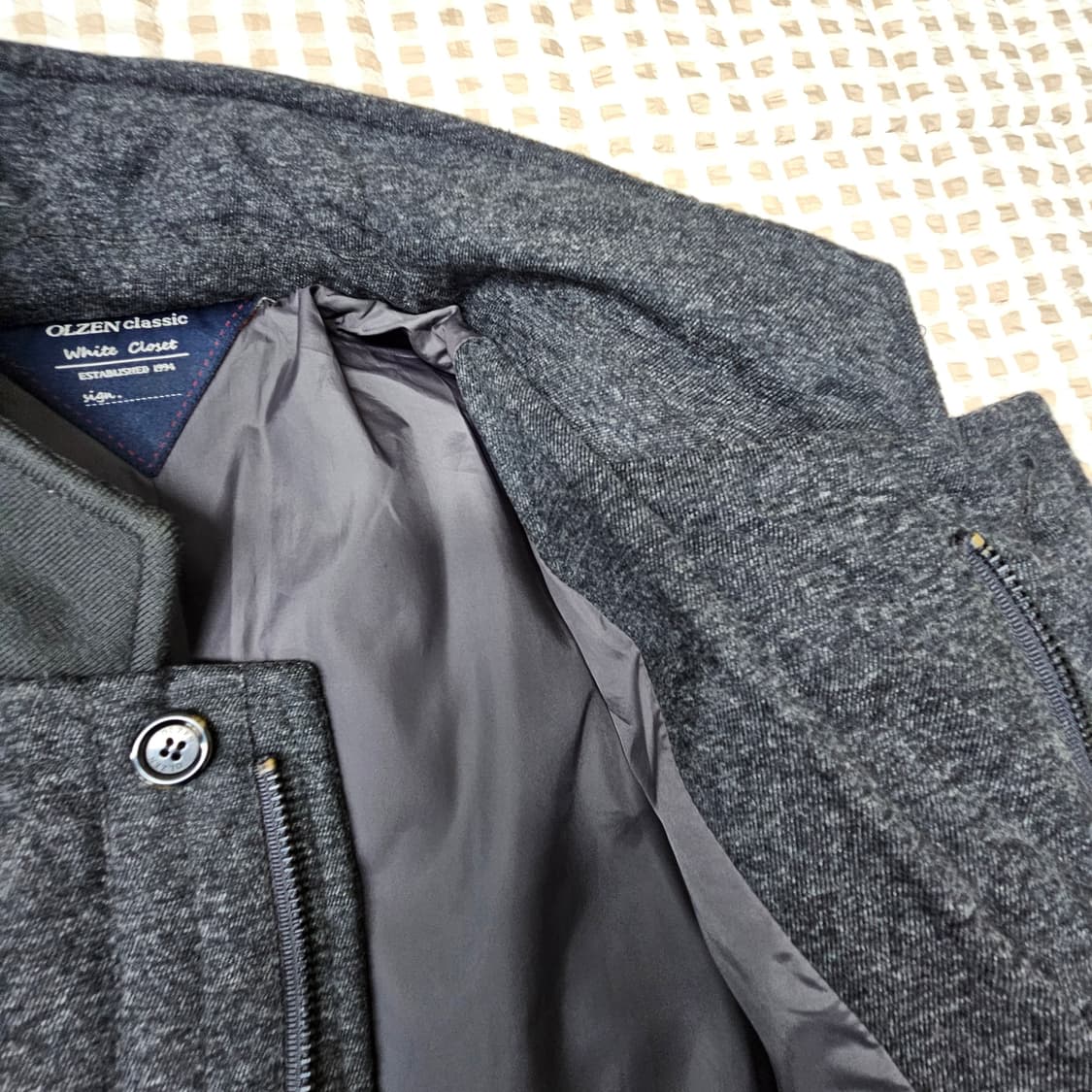 올젠 오리털 패딩자켓 남자100 상품이미지6