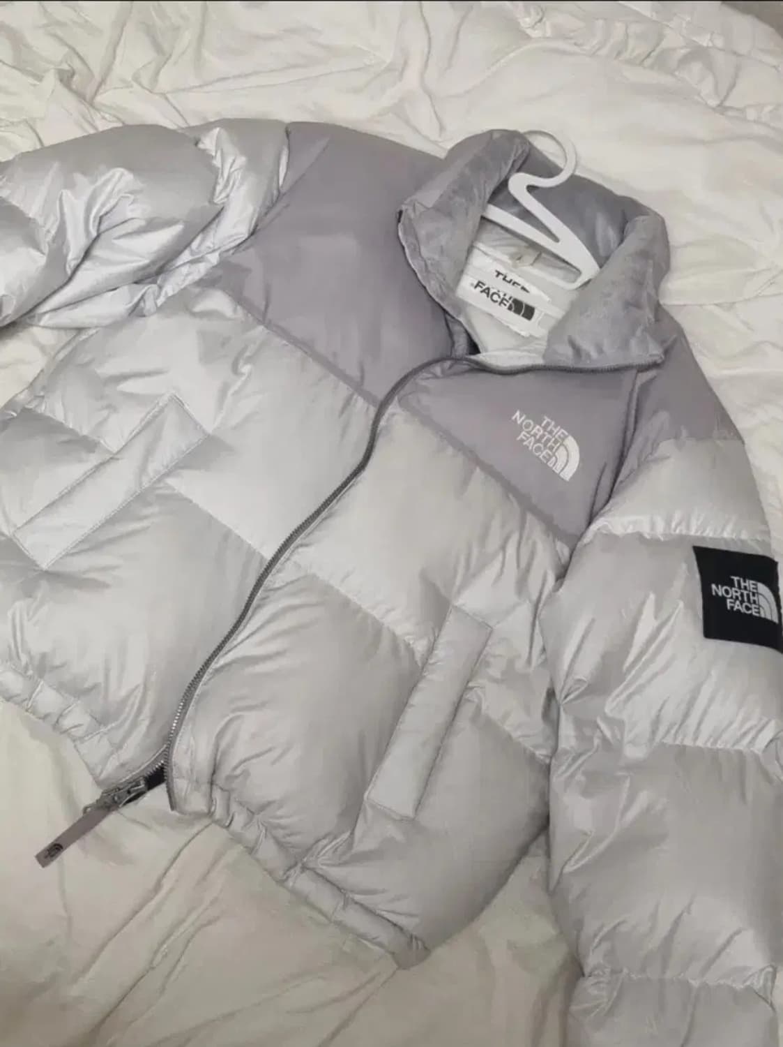 노스페이스 화이트 라벨 노벨티 눕시 다운 자켓 아이스 그레이 95(L) 상품이미지2