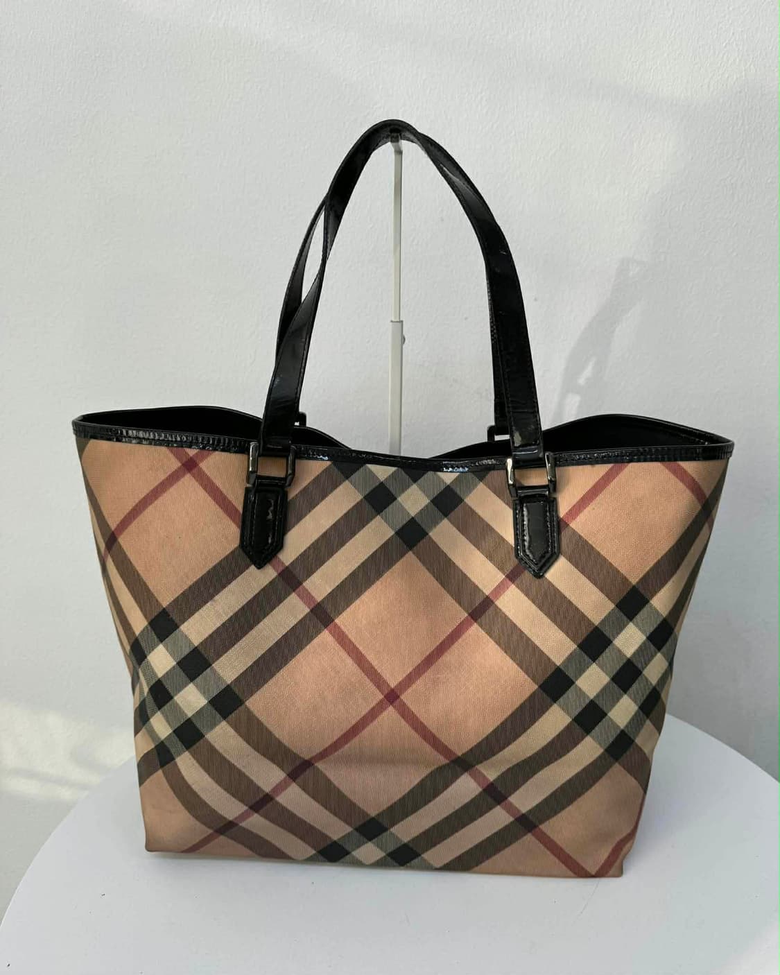 버버리 노바체크 숄더 토트백 상품이미지1