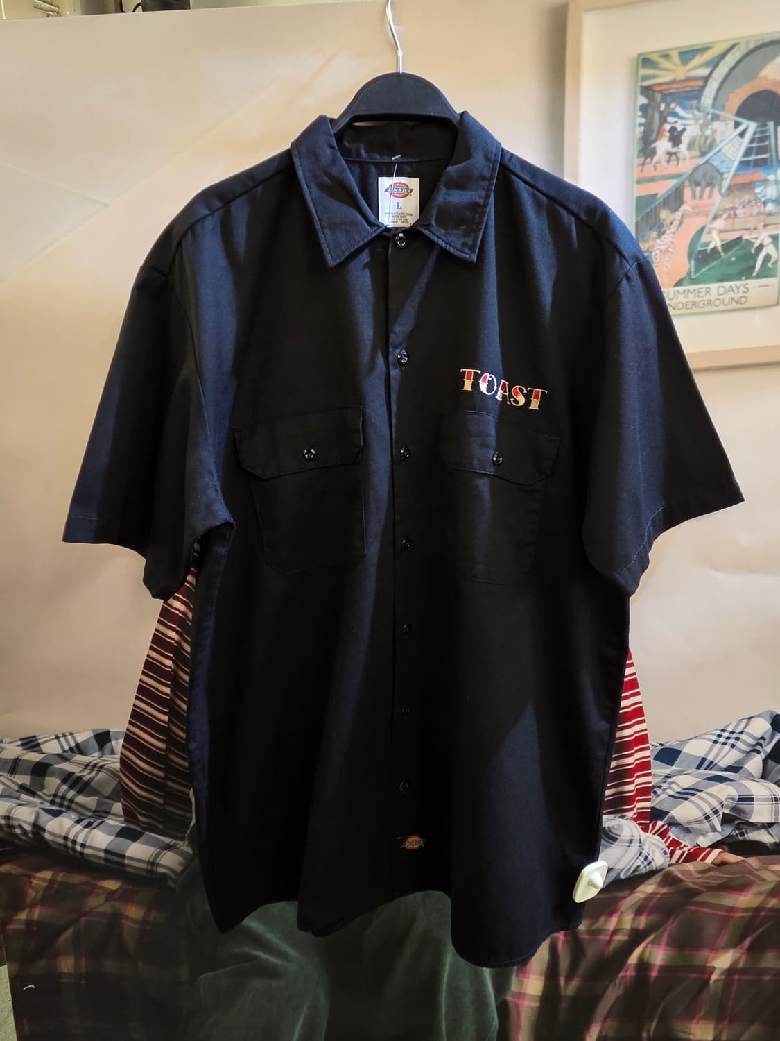 Dickies 디키즈 블랙 반팔셔츠 상품이미지5