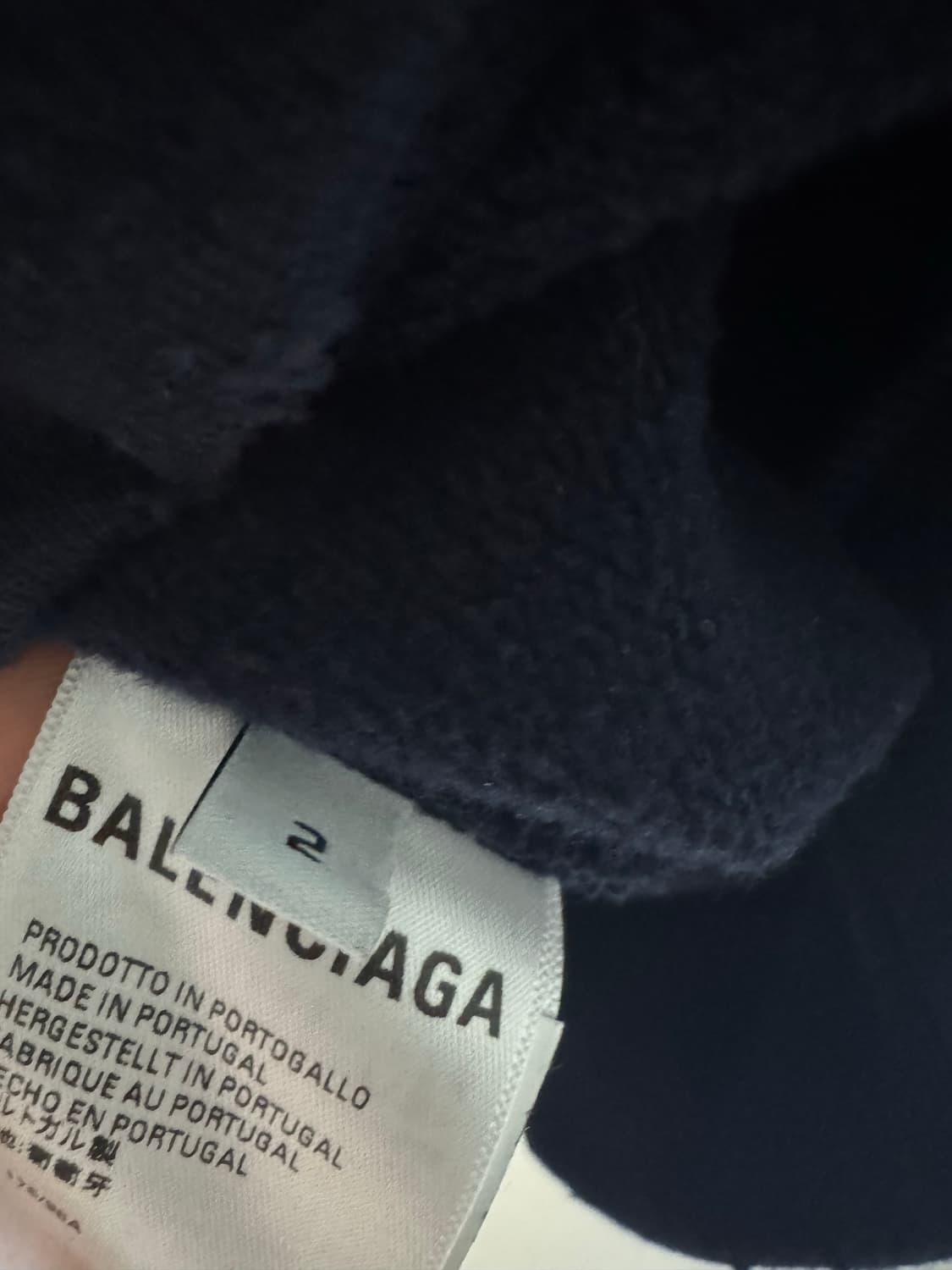 발렌시아가 노코멘트 후드 상품이미지4