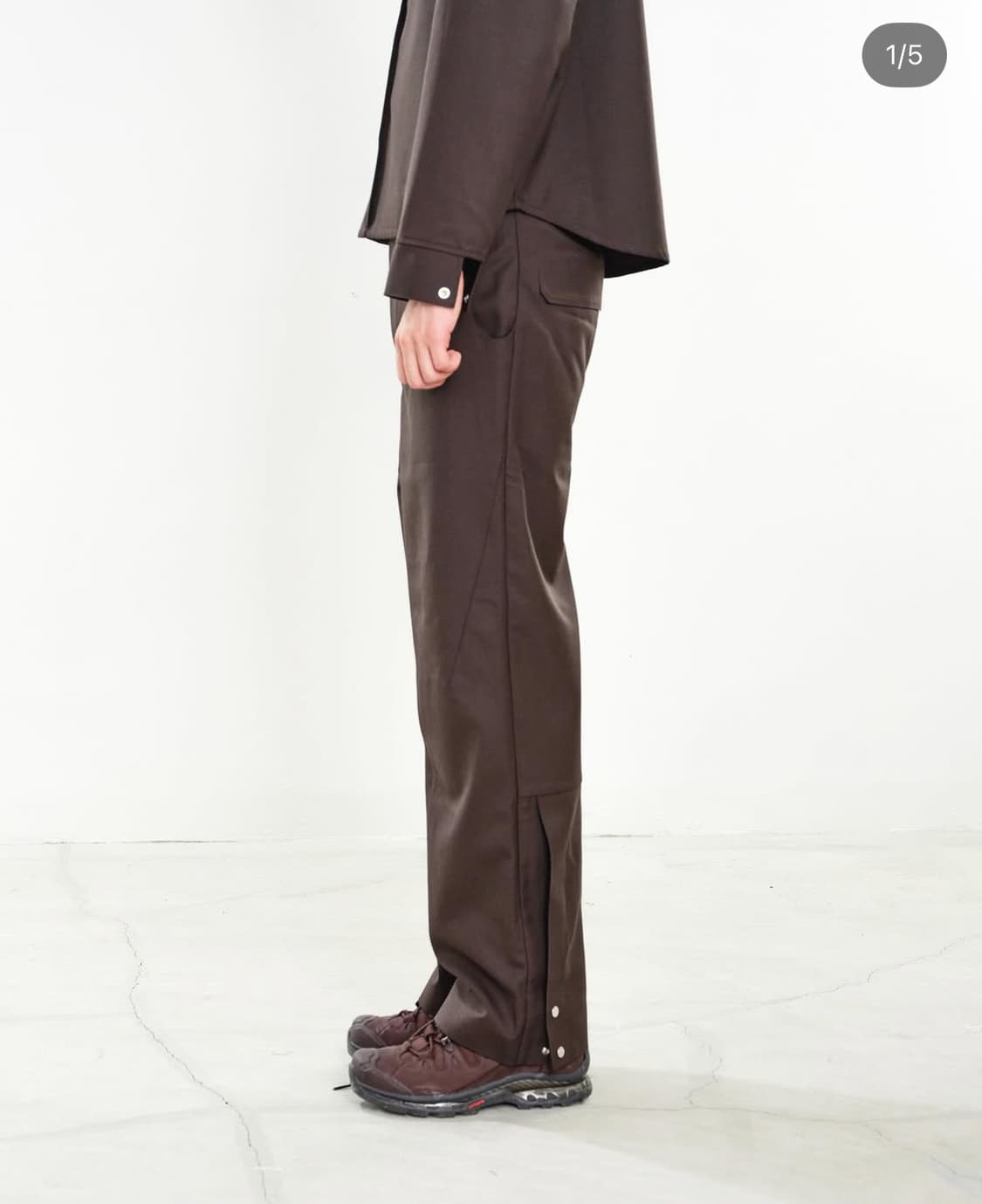 jeongli twill dart trouser (black) 상품이미지2