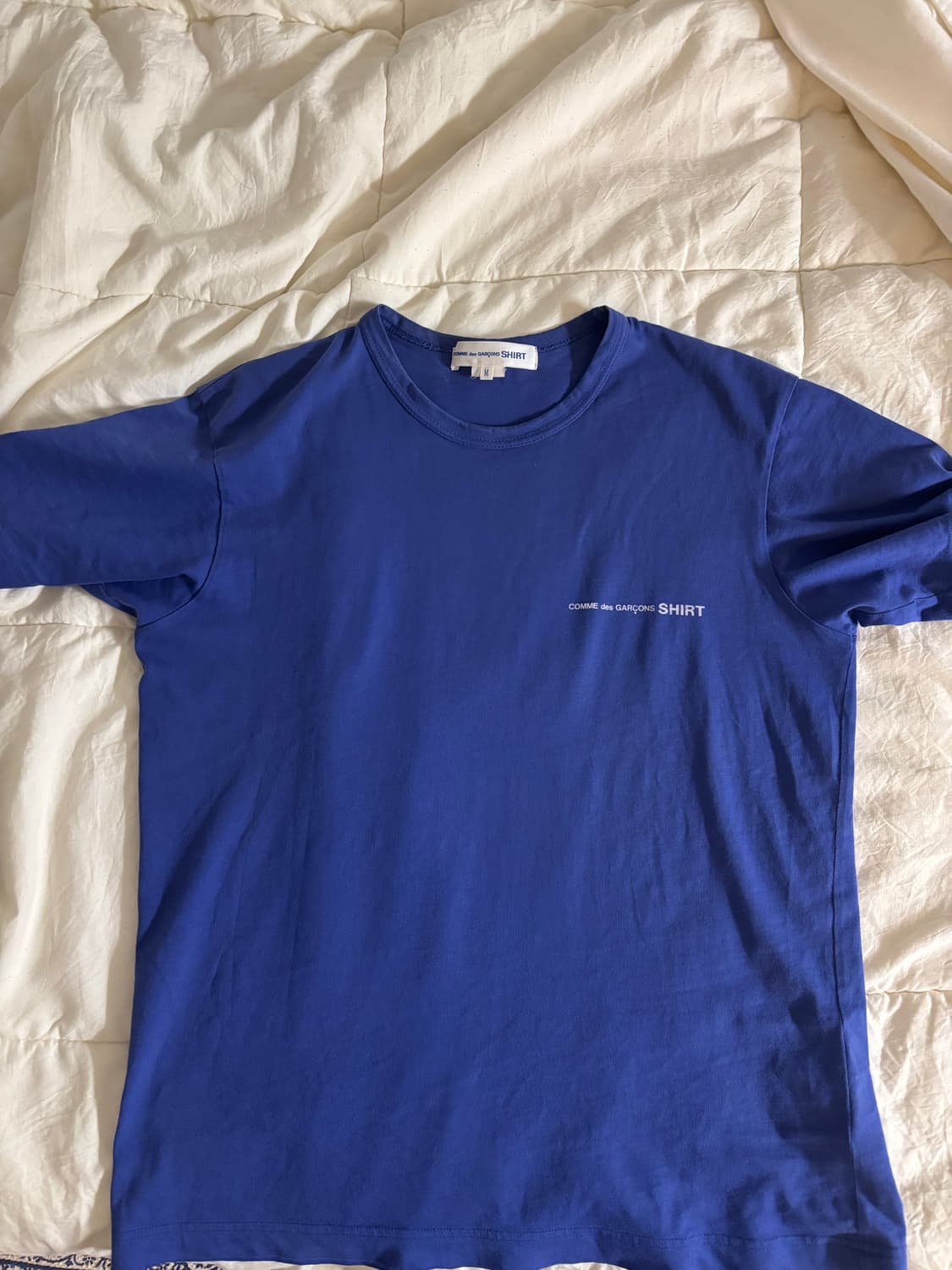 Comme des garcons shirt blue t-shirt 상품이미지2