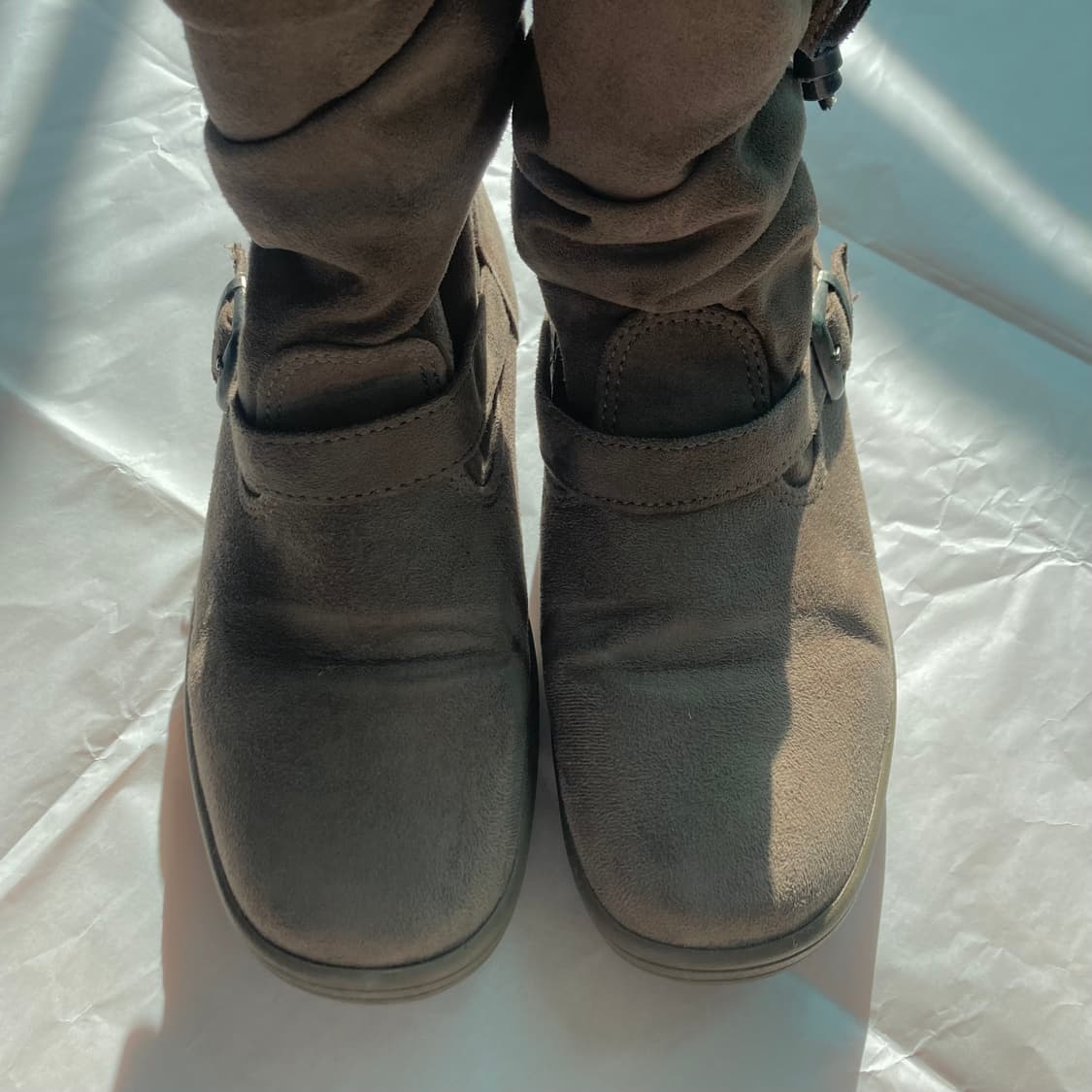 Vintage shirring fur boots 상품이미지8