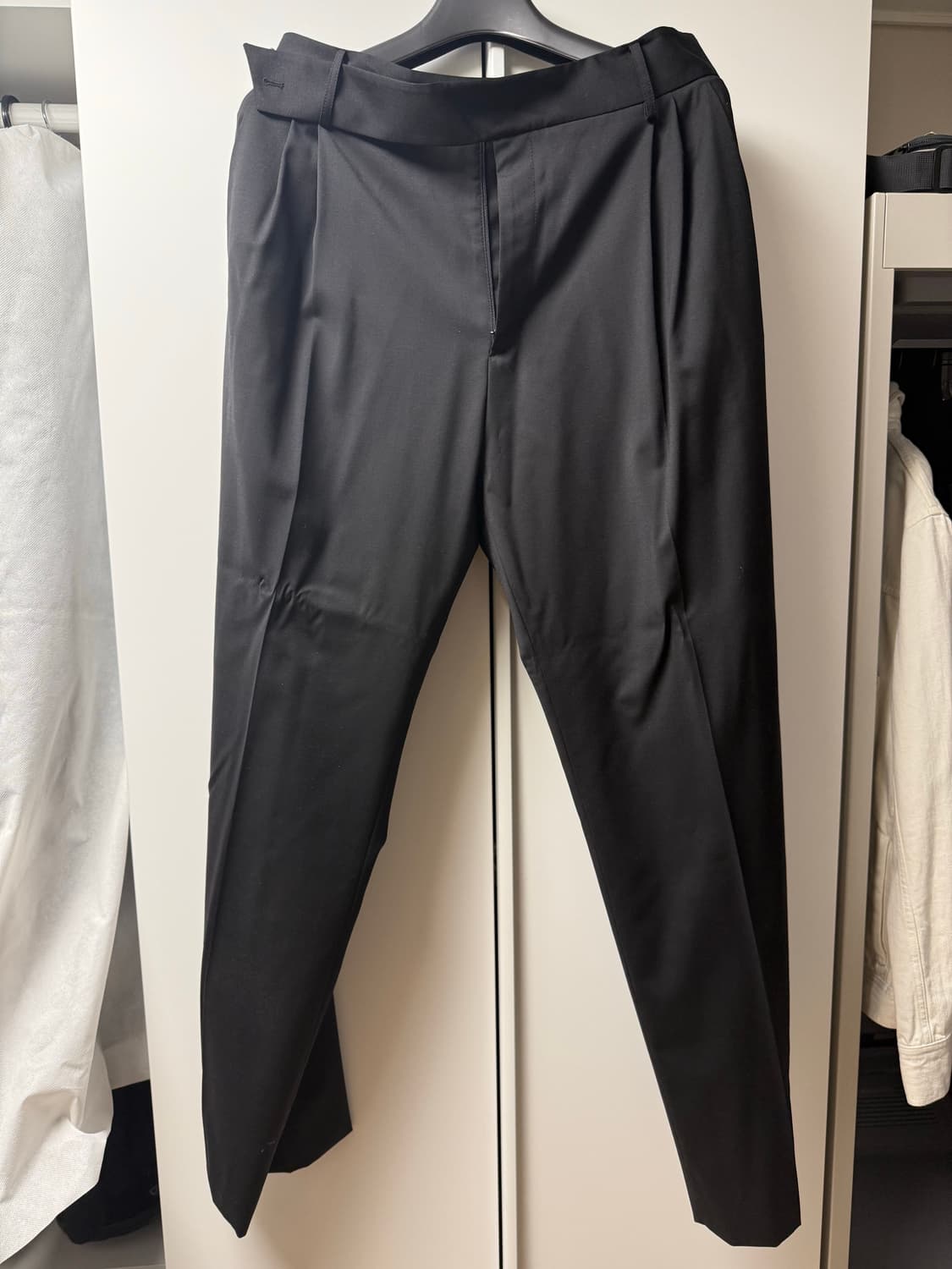 RECTO 렉토 슬렉스 블랙 바지 L 상품이미지1