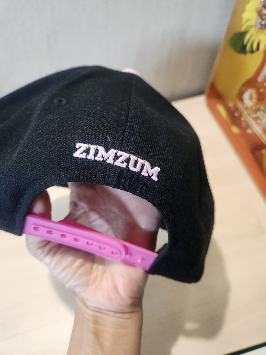 ZIMZUM 프리미엄 레오파드 스냅백 🐆 핑크 디테일 힙템 상품이미지3