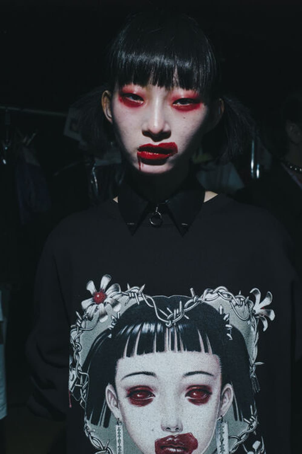 키딜 걸페이스 반팔 티셔츠 KIDILL 상품이미지2