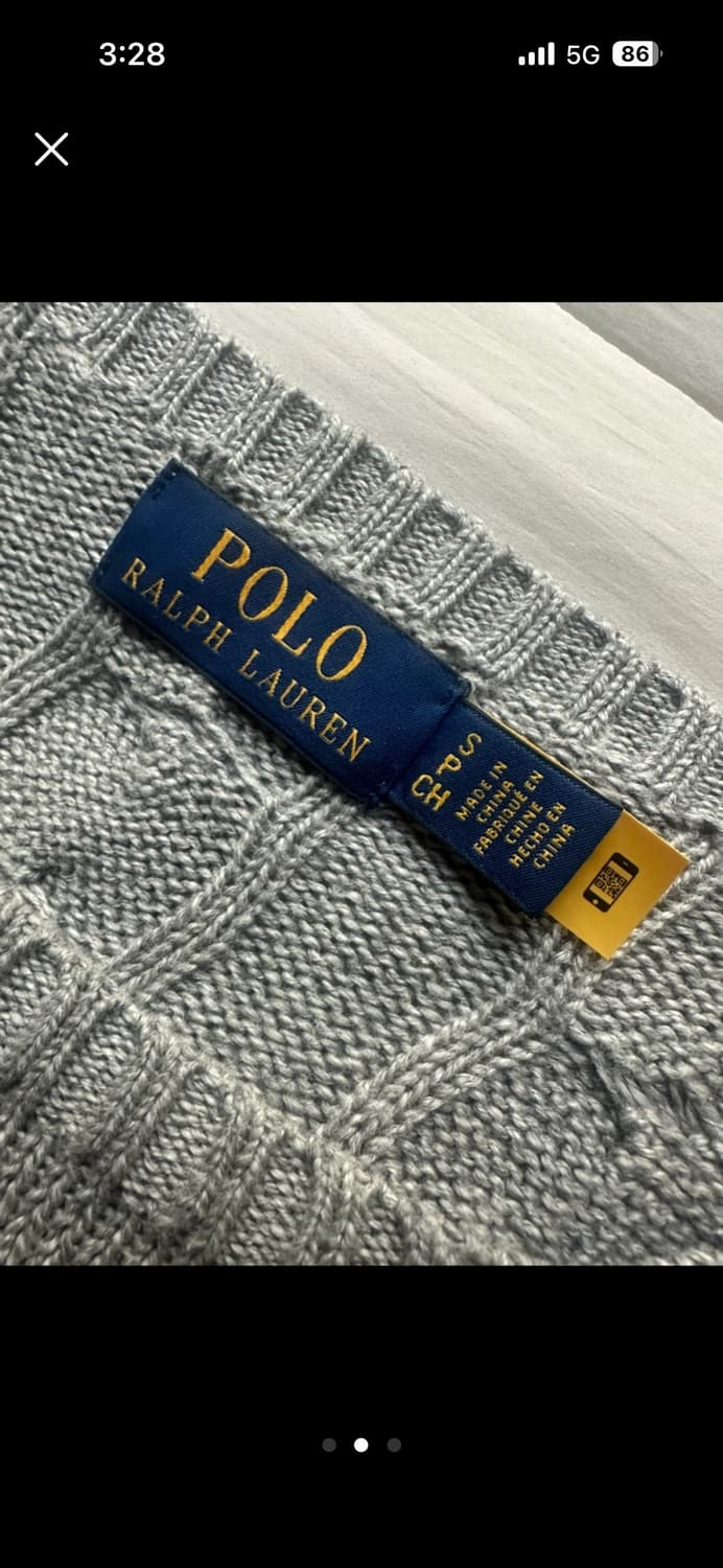 폴로니트 그레이 M🔥 상품이미지2