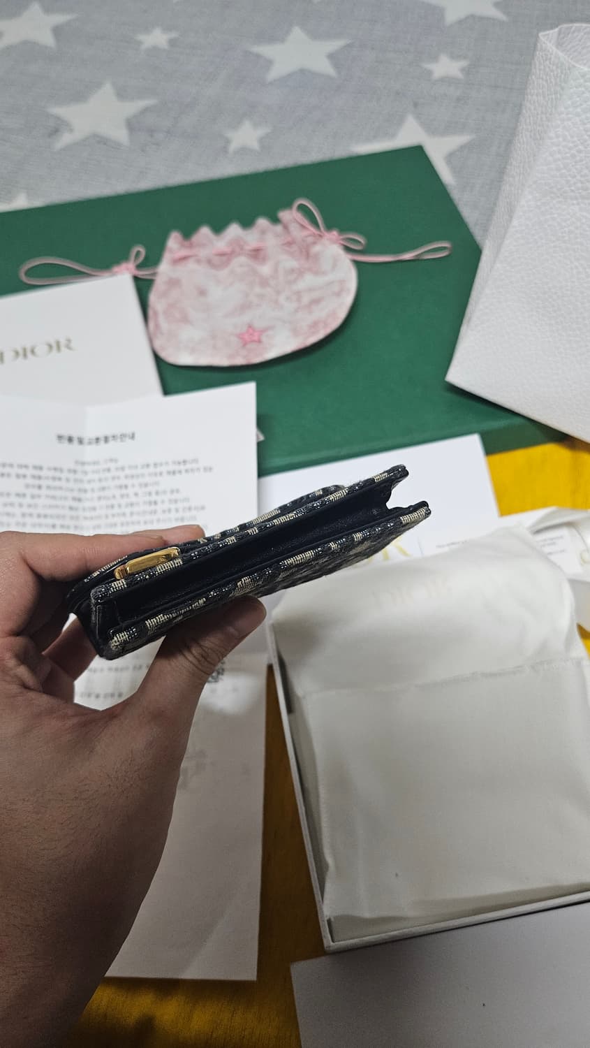 오블리크 새들 카드지갑 풀옵션 상품이미지6