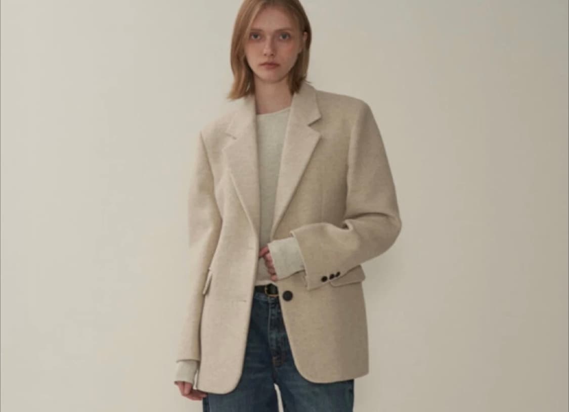 MOTT 모트 2버튼 울 자켓 새상품 상품이미지1