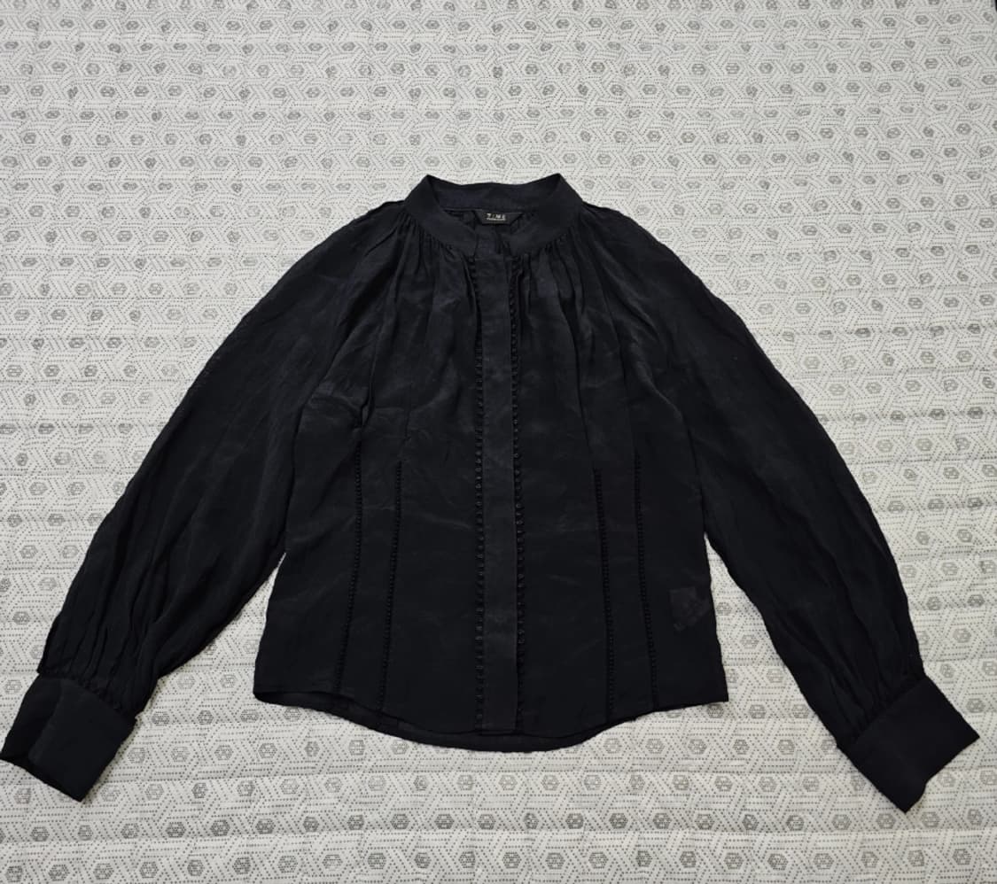 TIME 타임 블랙 블라우스 ~66 상품이미지7