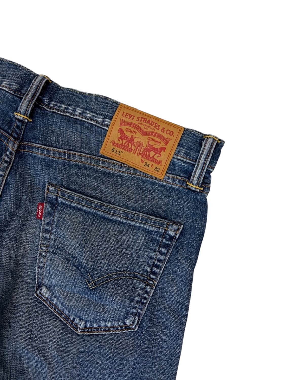 재팬 리바이스 511 셀비지 청바지 (34)  상품이미지7