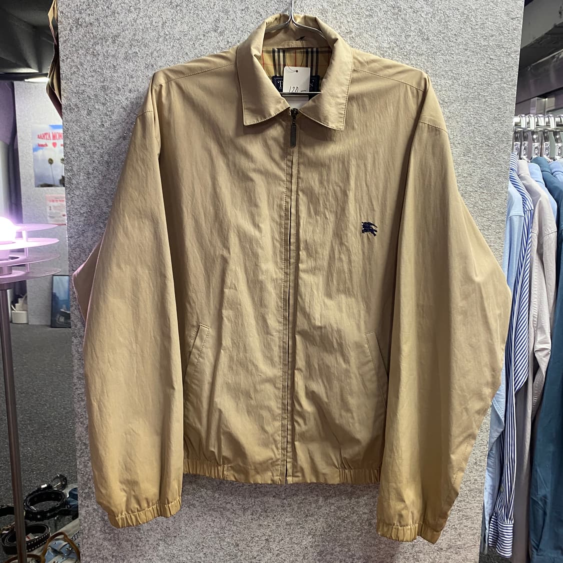 버버리 베이지 클래식 블루종 자켓 B3763 상품이미지2