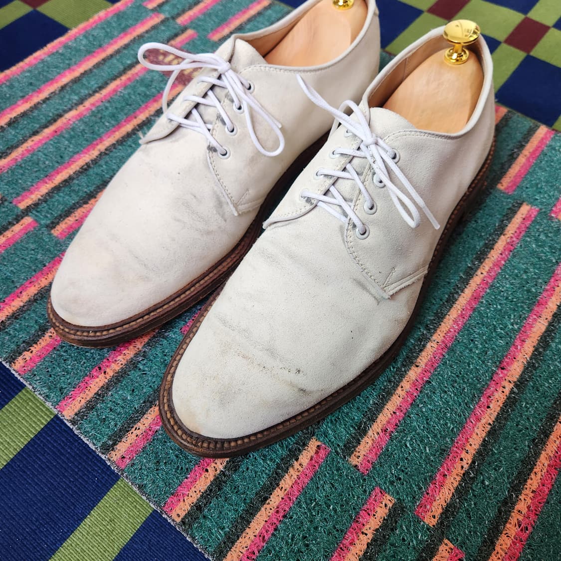 알든 2635 유니페어 별주 화이트 벅스 슈즈 상품이미지5